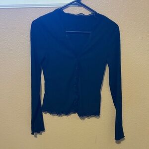 Elegant Black Women's Top